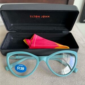 Elton John Blue Women's Glasses
